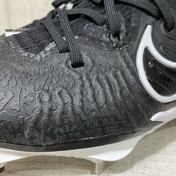 Nike Alpha Huarache NXT Men sz 7 Black White Baseball Cleats DJ6517-001 main image 8